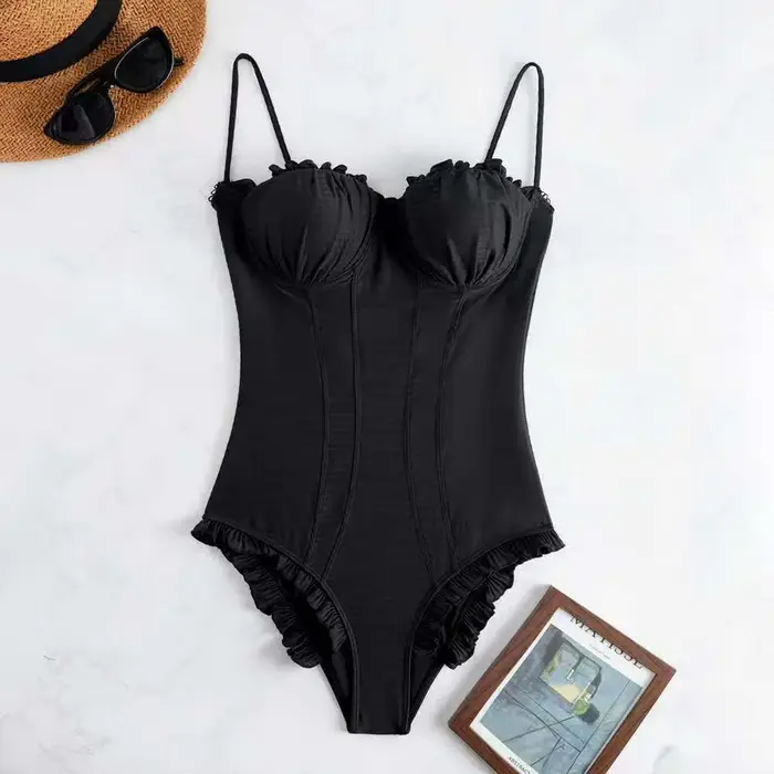 Maillot de bain une pièce push-up femme 2026 – Maillot de bain amincissant pour femme, tenue de plag
