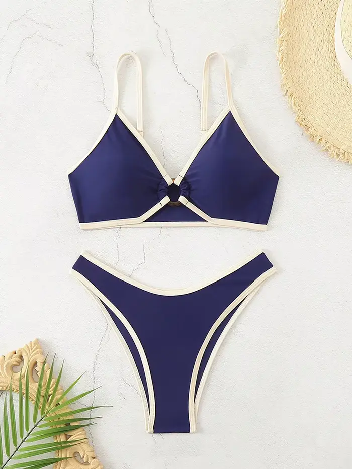 Micro Bikini Halter pour Femme 2026 – Maillot de Bain Sexy Brésilien