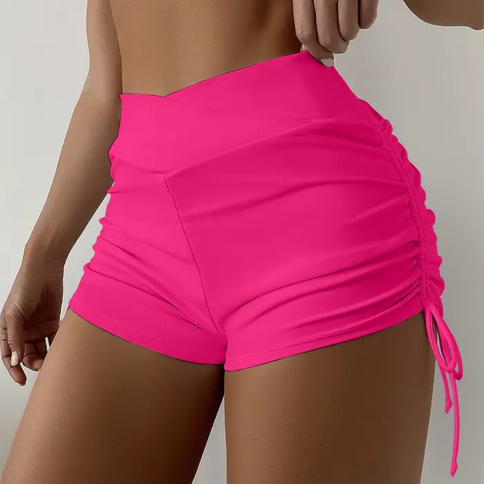 Pantalon court femme Bikini maillot de bain bas de maillot de bain réglable côté cravate maillot de 