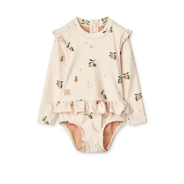 Maillot de bain une pièce pour bébé fille, combinaison de natation à volants, maillot de bain SPF 50