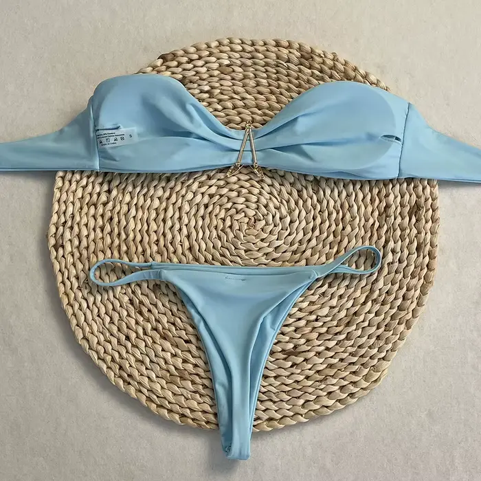 DEBAIOR maillots de bain 2025 femmes tendance maillots de bain deux pièces costumes string Bikini étoiles brillantes Bikini ensemble plage ensemble Sexy maillot de bain