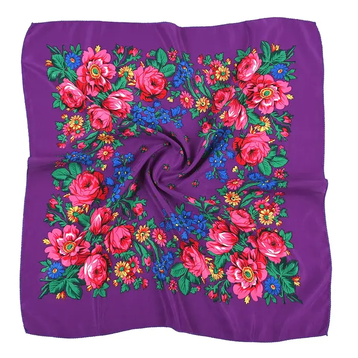 Paréo de luxe pour femmes, accessoires, bandeau carré, mouchoir de tête russe, Bandana, Style imprim