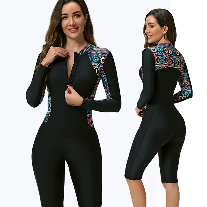 Maillot de bain une pièce anti-UV UPF 50+ pour femme
