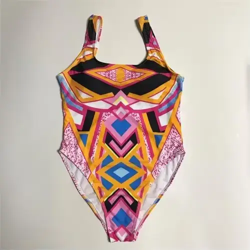 Maillot de bain une pièce grande taille pour femme, monokini surdimensionné, tenue de plage, 4XL