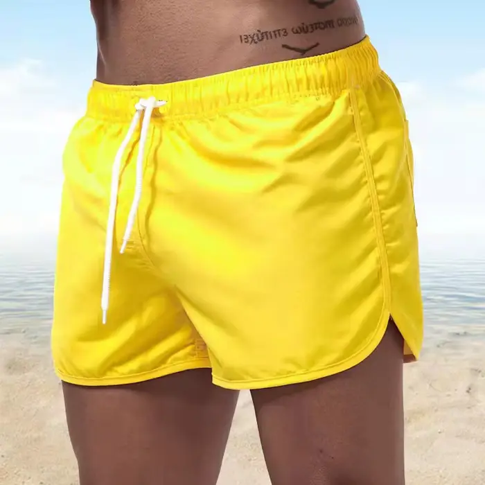 Short de bain pour hommes, maillot de bain coloré, maillot de bain, Sexy, short de plage, planche de