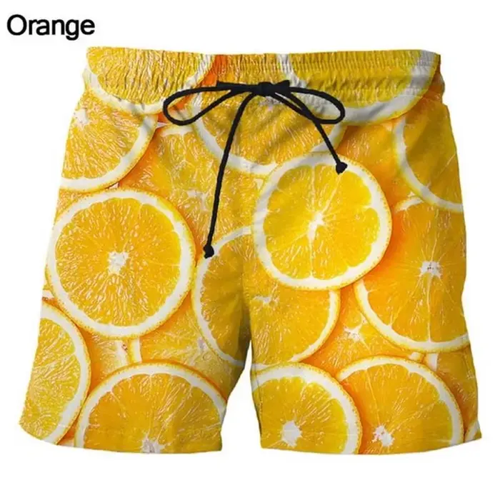Short de plage hawaïen pour hommes, imprimé 3D, fruits, pastèque, graphique, Sport, nouveau Design, 