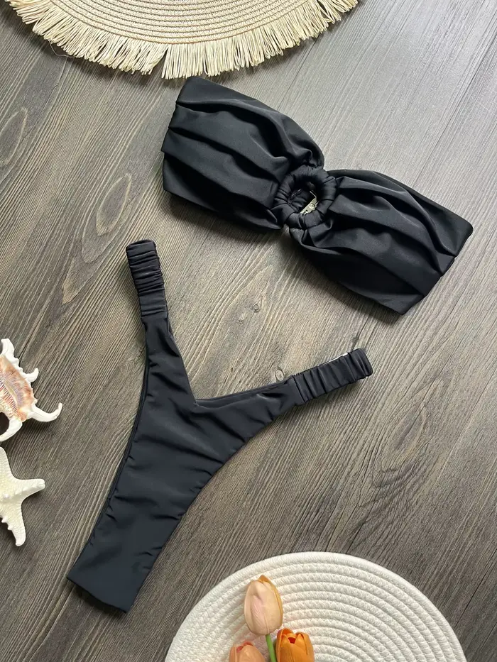 Micro Bikini Push Up pour Femmes 2026 – Maillot de Bain Sexy Brésilien, Ensemble Bikini String, Tenu