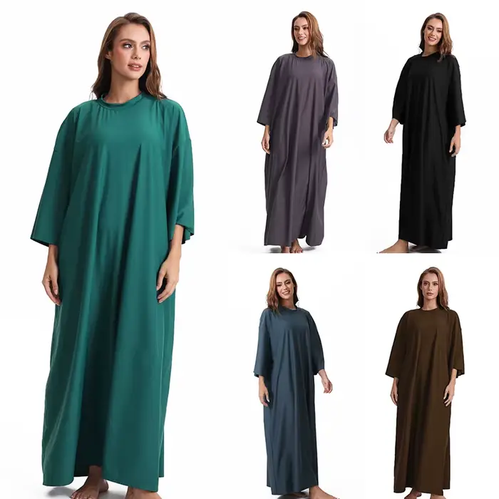 Burkini maillots de bain pour femmes couverture complète à manches longues maillot