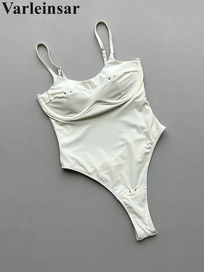 Sexy découpé à armatures femmes maillots de bain une pièce maillot