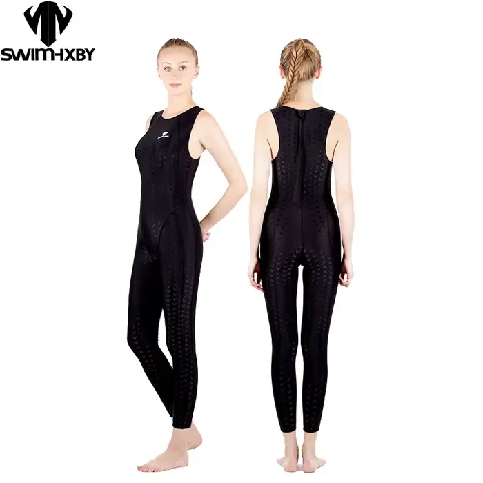 Maillot de bain de compétition pour femmes, maillot de bain d'entraînement résistant sur toute la longueur, body respirant à séchage rapide