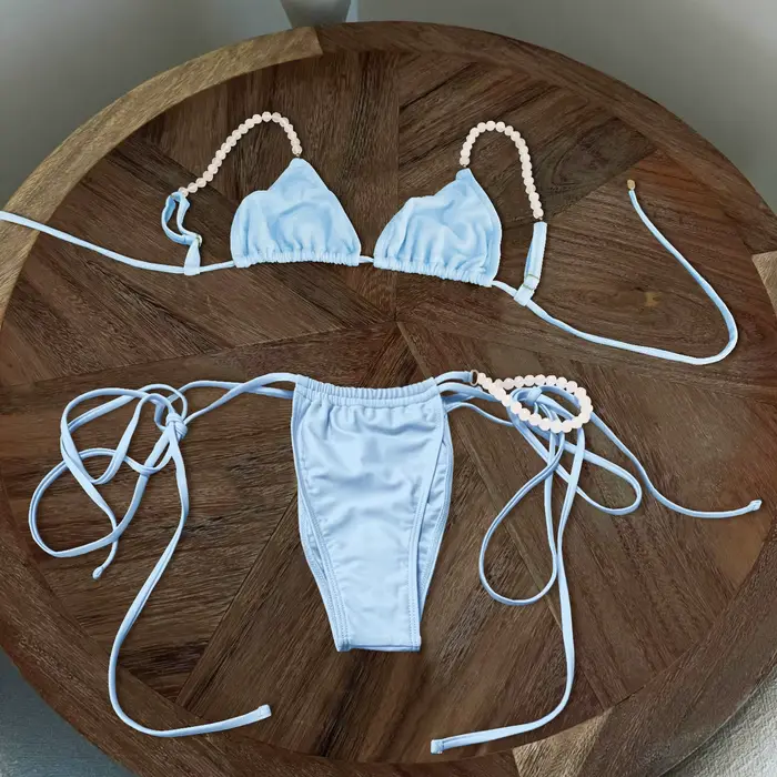 Perles Bikini 2025 Sexy femmes maillot de bain maillot de bain pour femme Micro Bikini ensemble Band
