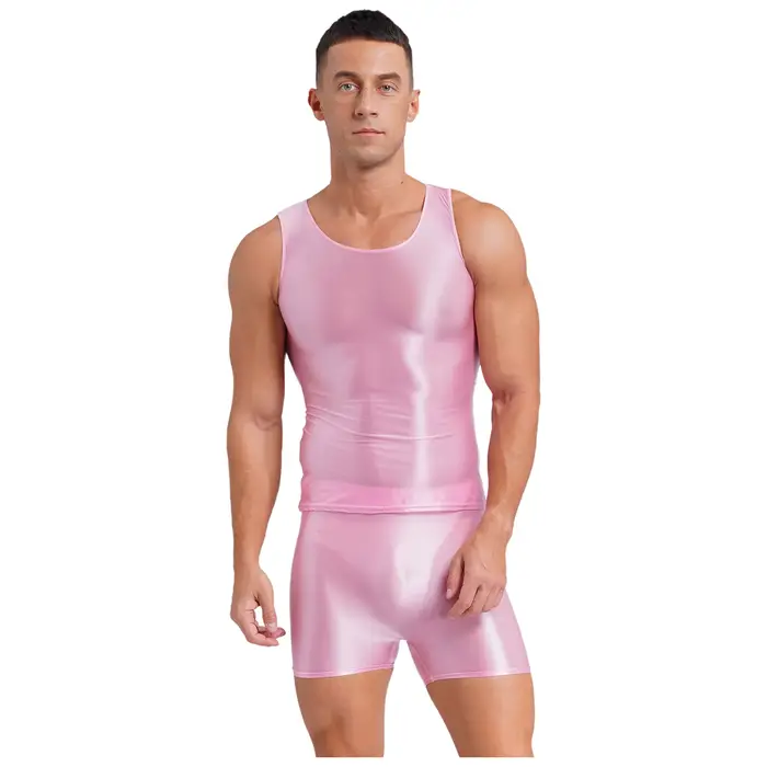 Maillot de bain brillant pour hommes