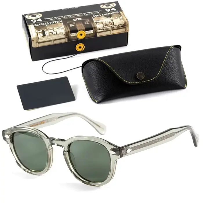 Lunettes de soleil polarisées hommes Protection UV400 Johnny Depp Lemtosh marque lunettes de soleil 