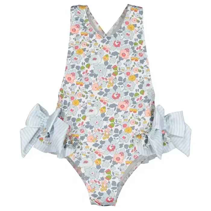 Maillot de bain une pièce pour filles, imprimé élingue, mignon, bikini de plage, 2-7 ans