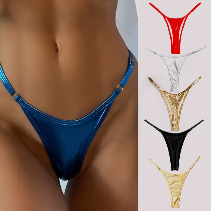 Maillot de bain sexy taille basse pour femme, culotte tanga, bikini, culotte de natation astronomique