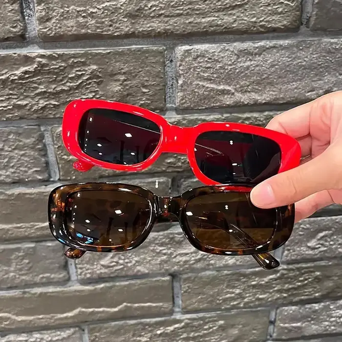 Lunettes de soleil carrées Street Snap Y2K, uniques, classiques pour femmes, Protection Uv, pour la pêche, à la mode