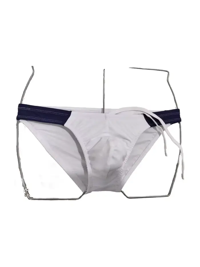 BOYTHOR maillot de bain pour hommes, couleur assortie, bord étroit, Sexy, mode, plage, piscine