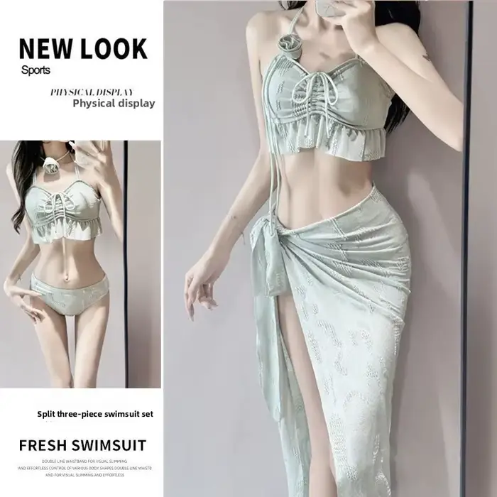 Maillot de bain bikini thermique haut de gamme pour femme