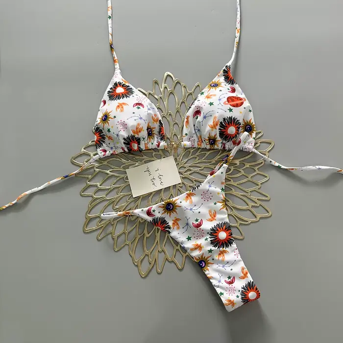 Maillot de bain bikini sexy 2026, nouveau modèle, deux pièces, pour femme, tendance, élégant, à la m