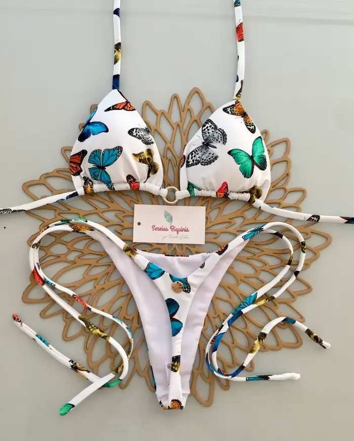Maillot de bain brésilien sexy pour femmes, bikini de plage, vacances, nouveau