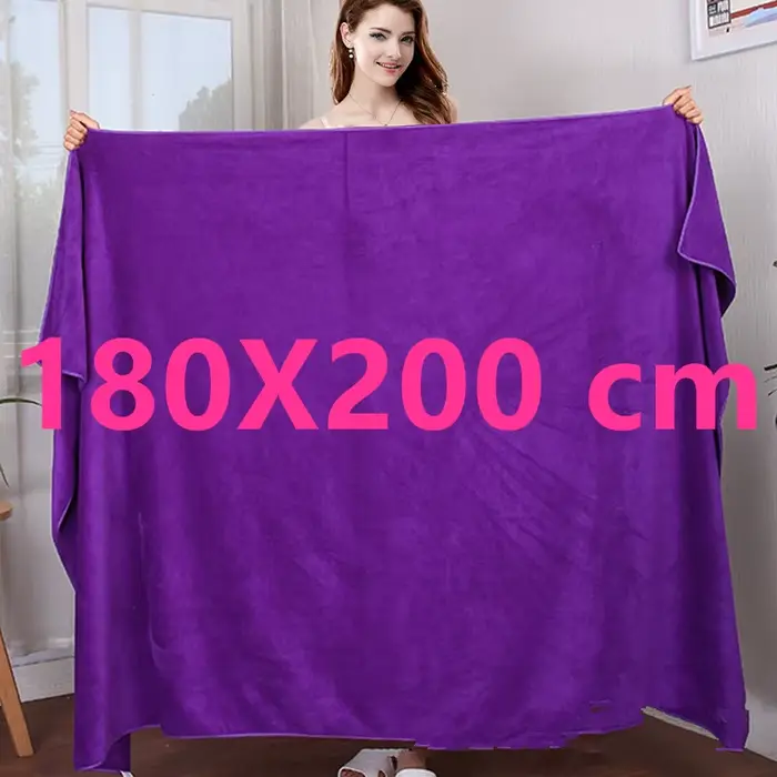La nouvelle serviette de bain en microfibre est super absorbante, douce et à séchage rapide, très grande serviette de bain, sports de voyage polyvalents