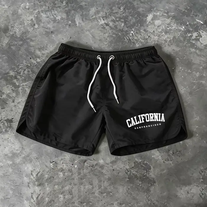 Shorts de plage tendance pour homme, décontractés, classiques, pour le sport quotidien, la gym, le f