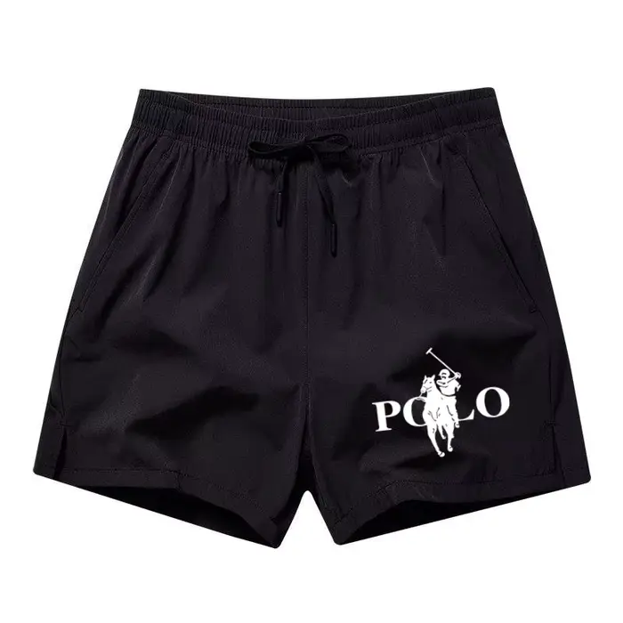 Shorts de plage en soie glacée à séchage rapide pour homme, coupe ajustée, pour la course, la natati