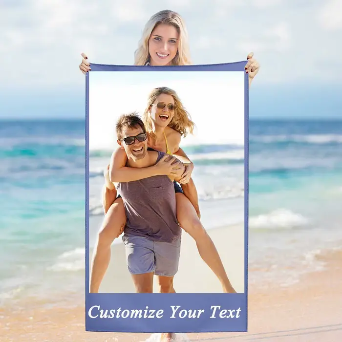Serviettes de plage personnalisées pour adultes