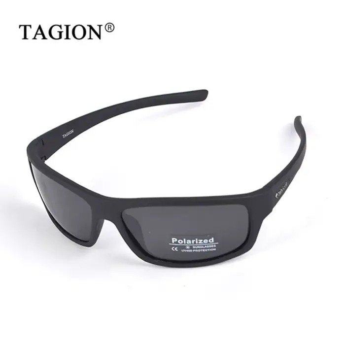 TAGION Sport lunettes De soleil hommes lunettes Hipster polarisées UV400 randonnée conduite lunettes