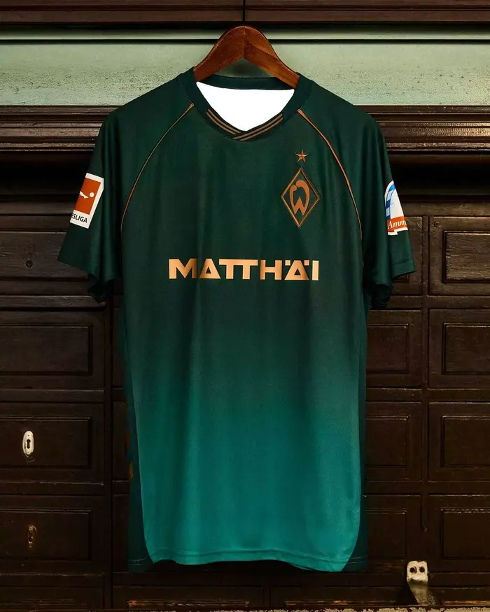 Nouveau Maillot Tendance Werder Brême Saison 25-26 Édition Commémorative 60ème Anniversaire pour Hom