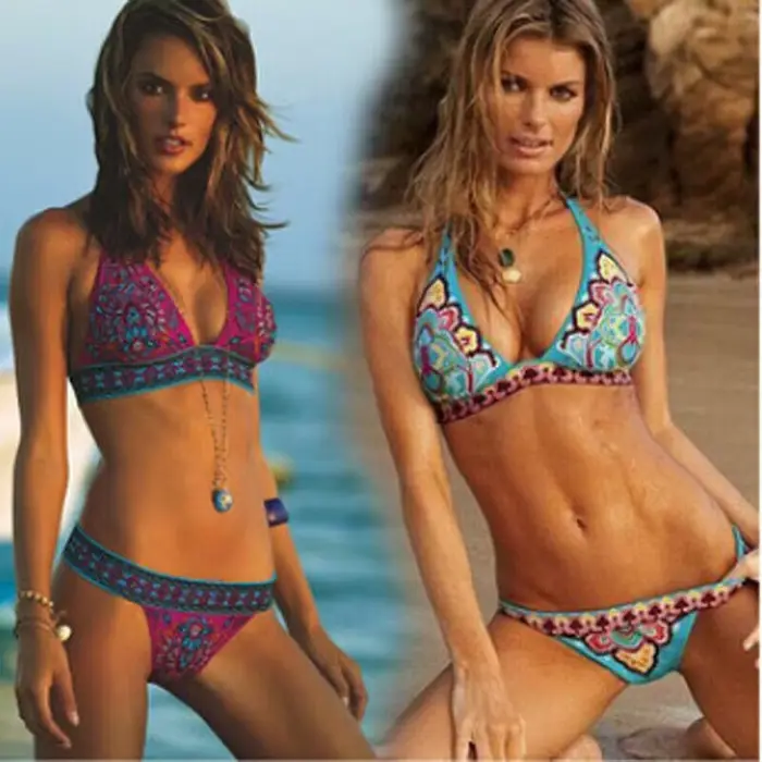 Style Vintage Bikini 2025 imprimé fleuri