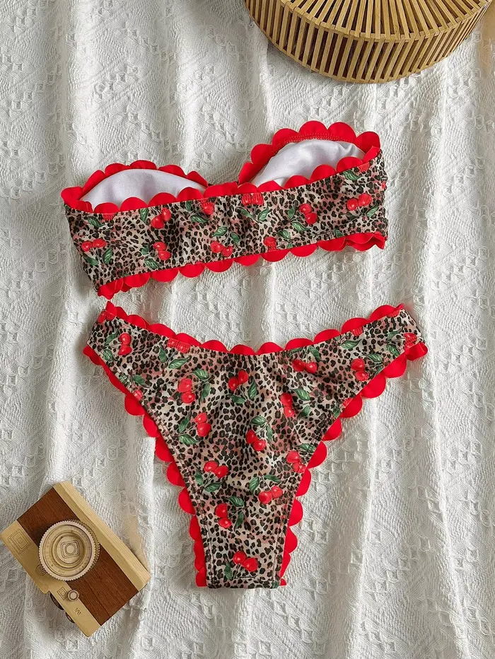 Bikini bandeau sexy 2026 pour femme