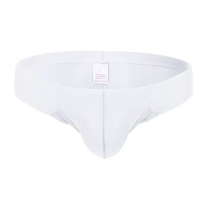 Maillot de bain homme sexy taille basse avec poche de maintien, caleçon de bain boxer, short de plag