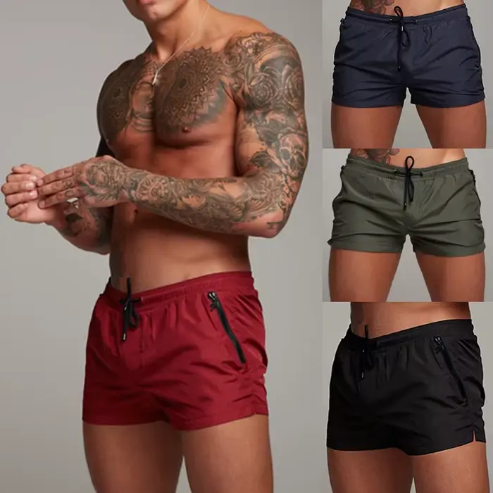 Maillot de bain pour hommes avec poches zippées