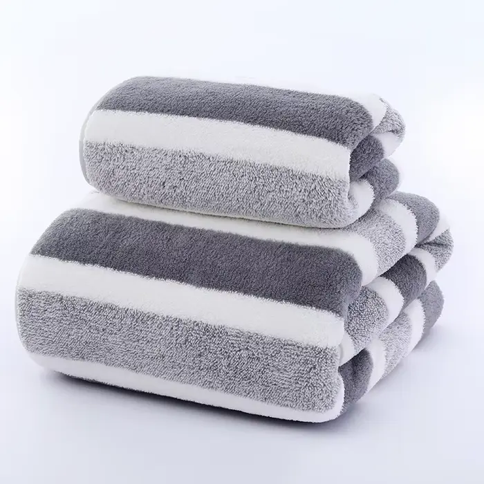 Serviette de bain épaisse, forte absorption d'eau et séchage rapide, ne perd pas ses fibres, durable