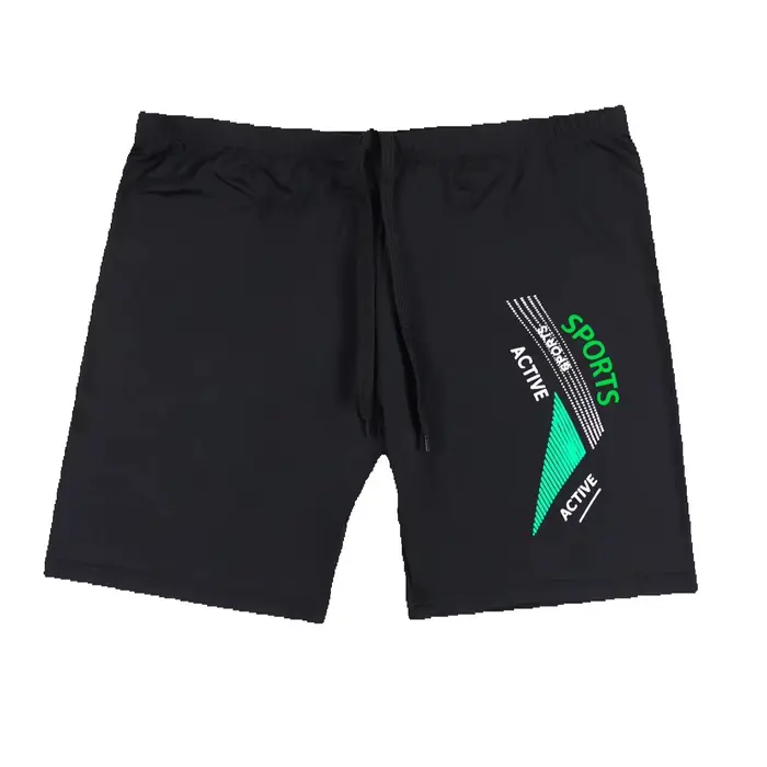 Shorts de bain pour hommes, coupe slim, avec imprimés tendance, séchage rapide, tissu extensible, es