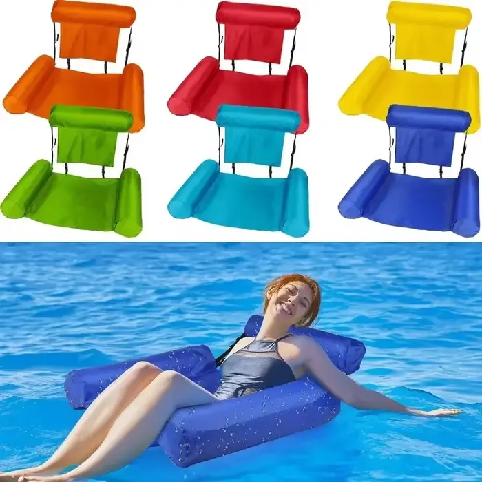 Nouveaux matelas gonflables accessoires de piscine d'eau hamac chaises longues flotteur de piscine jouets de Sports nautiques tapis flottant jouets de piscine