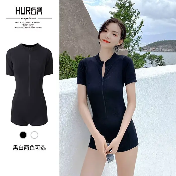 Maillot de bain une pièce conservateur pour femme, maillot de bain sportif avec culotte, idéal pour 