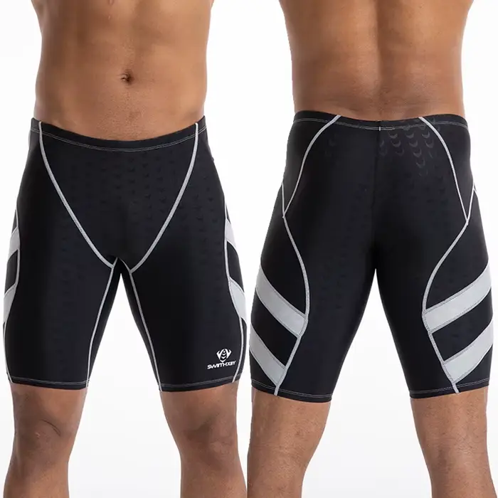 Maillot de bain pour enfants, entraînement professionnel, séchage rapide, cinq points, pour enfants 