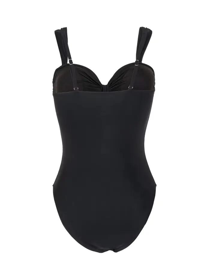 Femmes une pièce maillot de bain noir Sexy Bikini