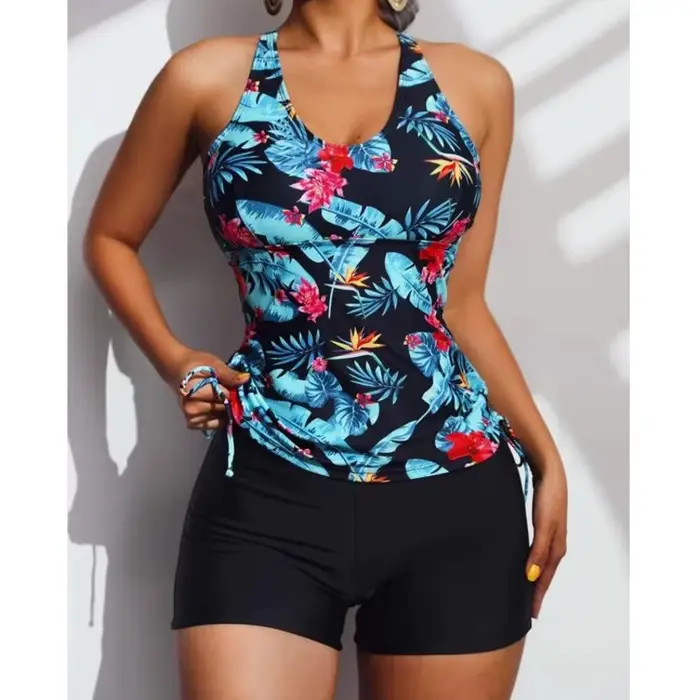 Maillots de bain d'été 2026 : Ensembles Tankini fermés, Maillots de bain push-up pour femme, Tenues 