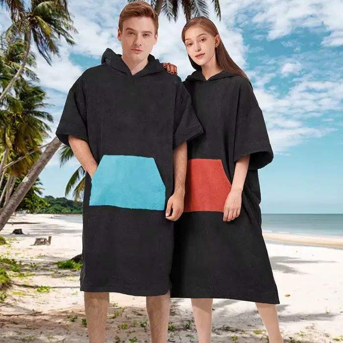 Changement de plage à capuche