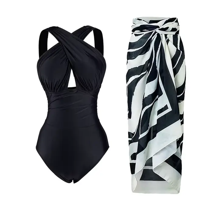 Maillot de bain vintage une pièce pour femme