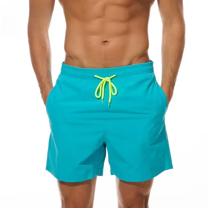 Shorts de plage à séchage rapide pour hommes, shorts d'été respirants et résistants à l'eau, shorts de sport décontractés, shorts de natation et de surf pour hommes, nouveauté