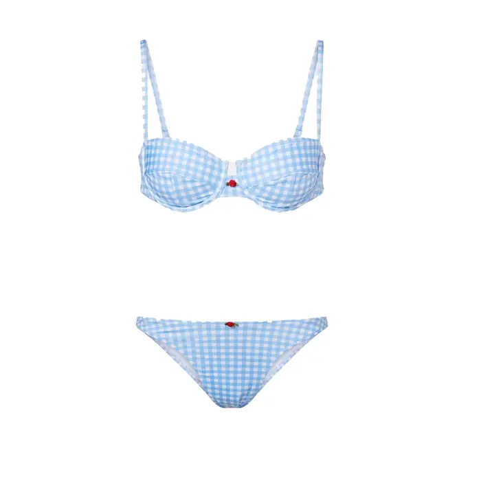 Ensemble bikini en dentelle avec paréo, maillot de bain halter pour femme, tenue de plage sexy pour 