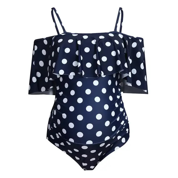 Maillot de bain une pièce pour femme enceinte, tenue de grossesse, grande taille