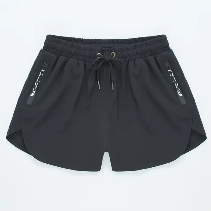 Short de bain extensible pour homme avec doublure de compression, maillot de bain 2 en 1, slip de ba