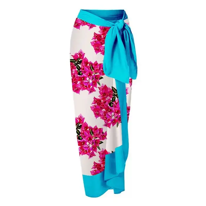 Maillot de bain une pièce imprimé Floral, col en V, à volants, jupe pour femmes, Vintage, vêtements de plage, nouvelle collection été, 2025