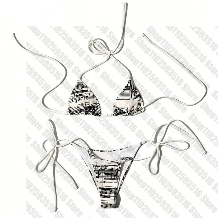 Ensemble de maillots de bain pour femme, deux pièces, tenue de plage, vêtements de bain, bikini sexy