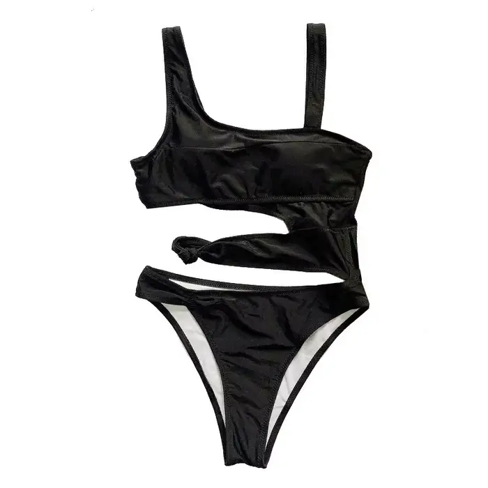 Maillot de bain une pièce blanc, Sexy, découpé, pour baigneurs, Push Up, Monokini, vêtements de plag